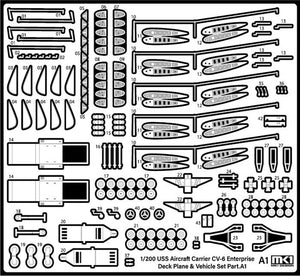 MK1 Design MS-20018 WW II USS DECK PLANE SET for CV-6 Enterprise 1/200 – Bild 3
