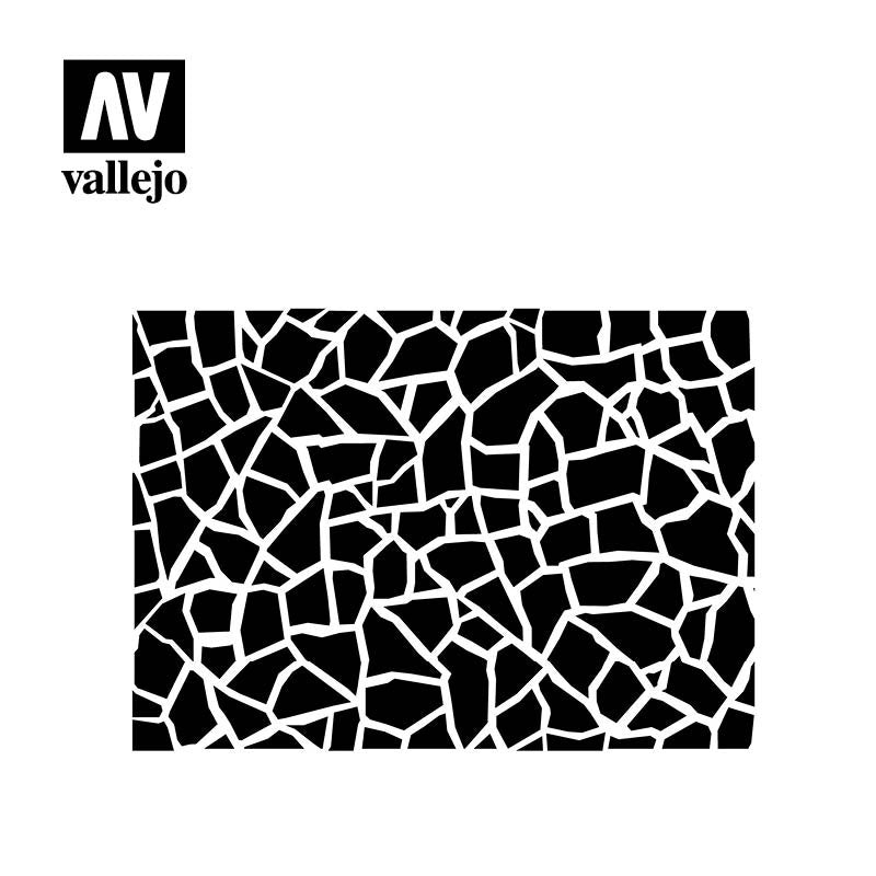 Vallejo ST-CAM003 Giraffe Camo WWII Stencil 1/32 – zdjęcie 2