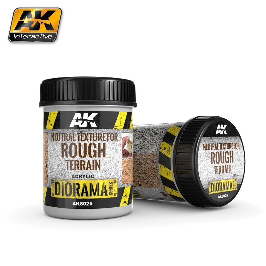 AK Interactive AK8025 Texture neutre pour terrains accidentés 250 ml (PRODUIT DE BASE)