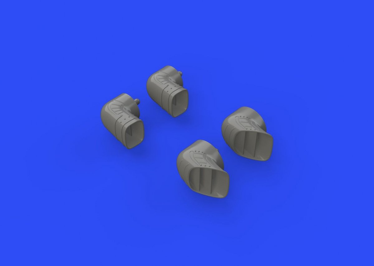 Eduard 648267 Harrier GR Mk.7/9 exhaust nozzles EDUARD, HASEGAWA 1/48 – Bild 3