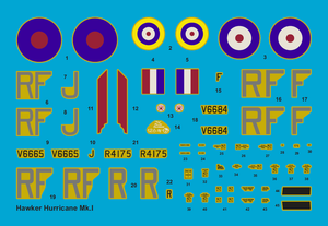 Hobby 2000 72001 Hawker Hurricane Mk. IA Squadron 303 Battle of Britain 1940 1/72 – imagen 2