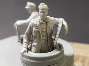 Panzer Art FI35-257 DAK « Tigre » commandant de char 1/35