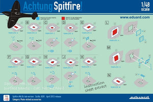 Eduard 48766 Spitfire Mk. IX surface panels 1/48 EDUARD – Bild 2