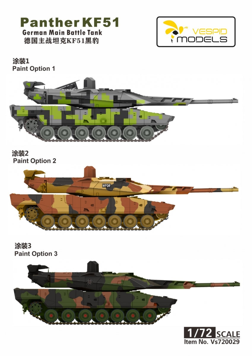 Vespid Models VS720029 Panther KF51 MBT 1/72 – imagen 8