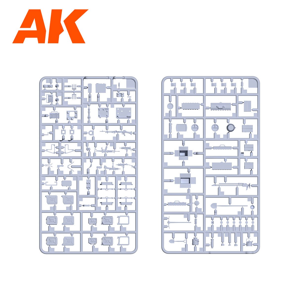 AK Interactive AK35006 IDF ACCESSORIES 1/35 – zdjęcie 3