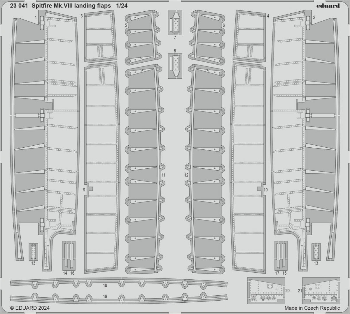 Eduard BIG2406 Spitfire Mk. VIII AIRFIX 1/24 – zdjęcie 3