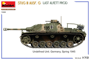 MiniArt 72110 StuG III Ausf. G Last Alkett Prod 1/72 – imagen 13