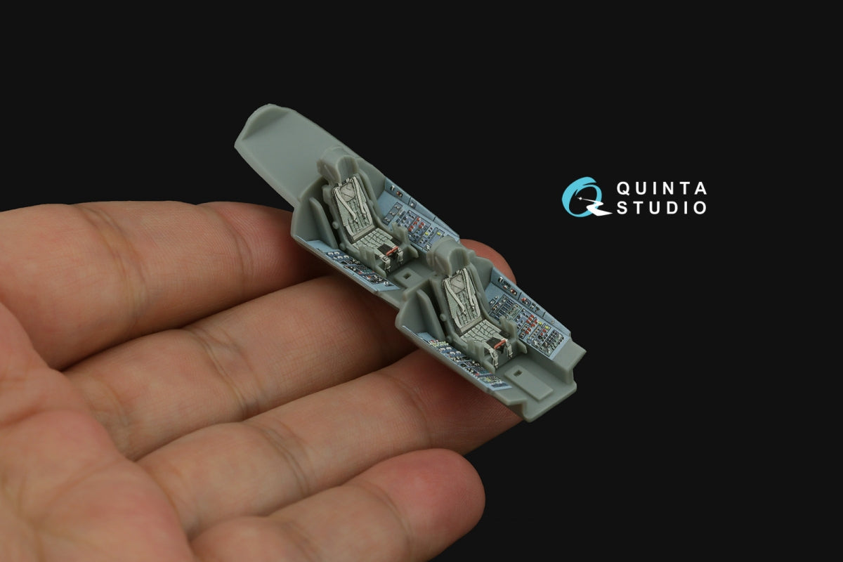 Quinta Studio QD+72180 Su-33 3D-Printed &amp;amp; coloured Interior on decal paper (Trumpeter) (with 3D-printed resin part) 1/72 – imagen 9