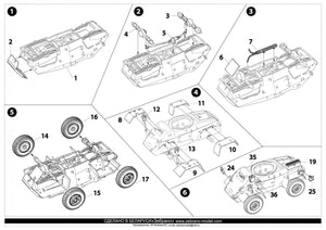 Zebrano 72035 Daimler Armored Car Mk.IV 1/72 – imagen 4