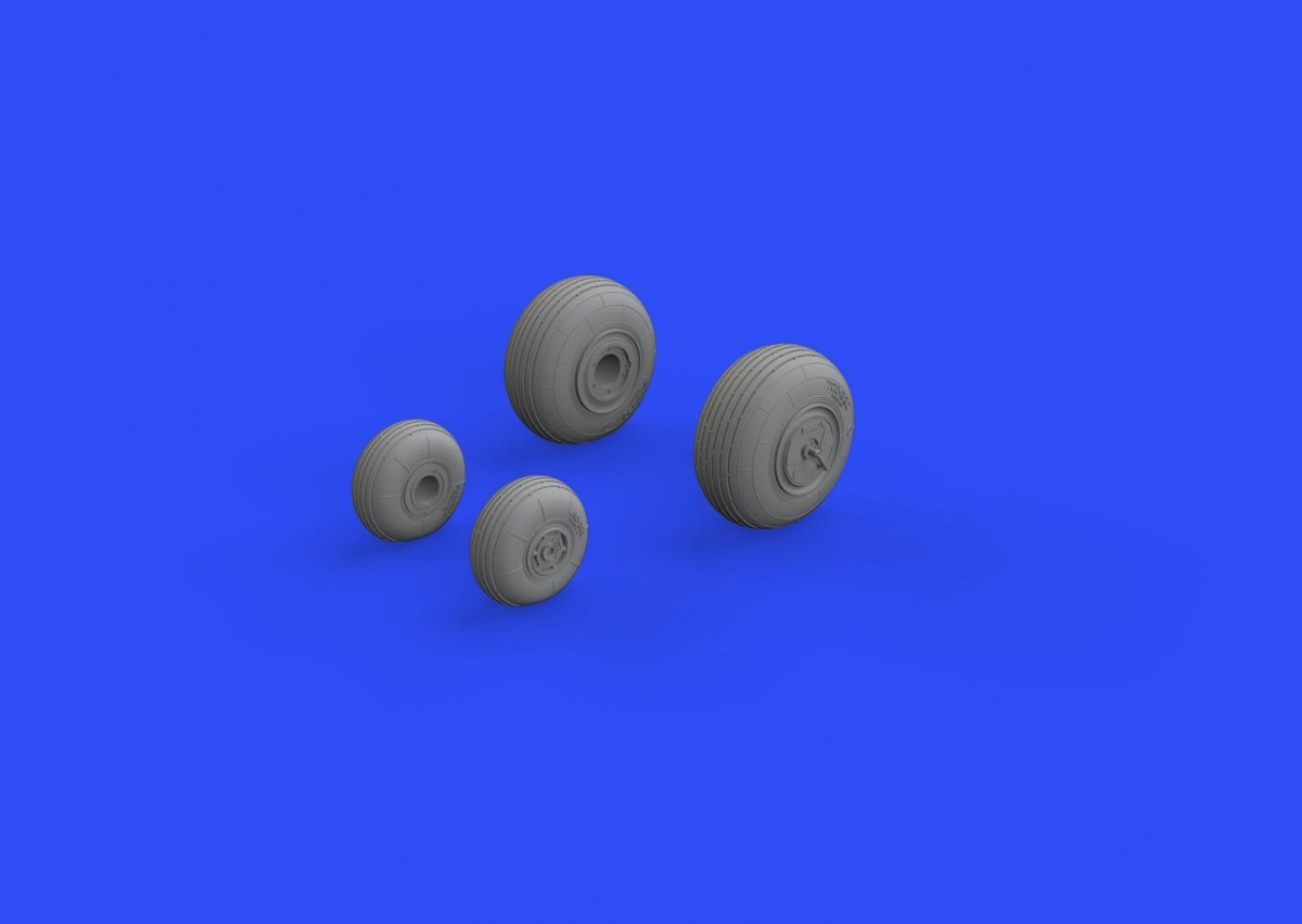 Eduard 648573 Mi-24V wheels 1/48 ZVEZDA – imagen 2