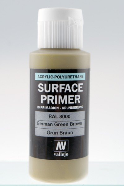 Apprêt de surface Vallejo 73606 Vert brun allemand 60 ml 