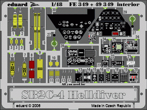 Eduard BIG4870 SB2C-4 1/48 MONOGRAM, REVELL – imagen 9