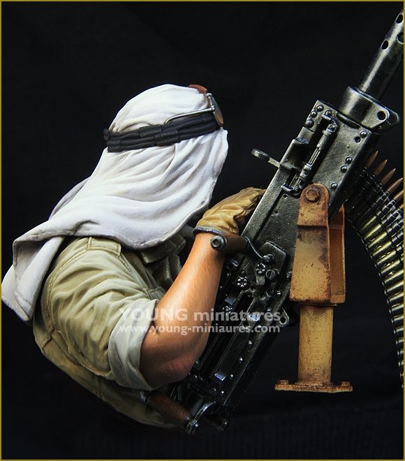 Young Miniatures YM1867 BRITISH SAS JEEP GUNNER North Africa 1941 1/10 – imagen 4
