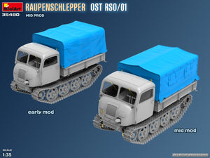 Miniart 35480 Raupenschlepper Ost RSO/01 Mid Prod. 1/35 – imagen 12