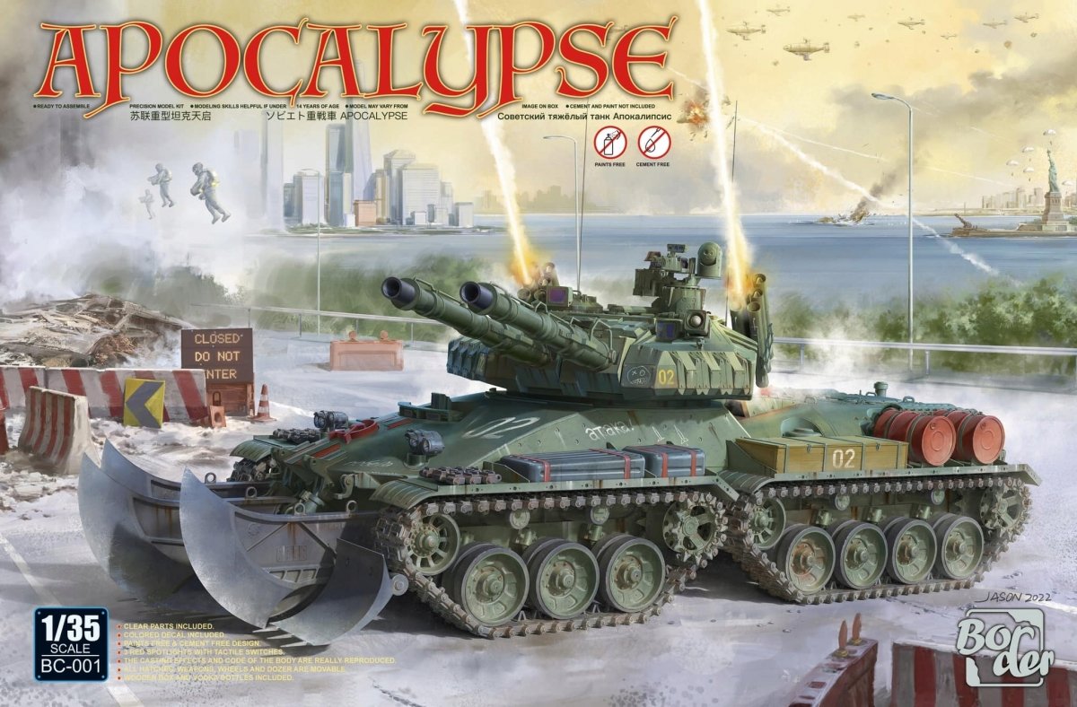 Char d&amp;#39;assaut Border Model BC-001 Apocalypse 1/35