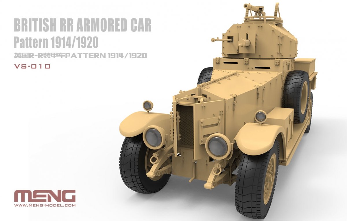 Meng Model VS-010 British RR Armored Car Pattern 1914/1920 1/35 – Bild 2