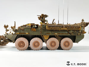 E.T. Model P35-149 U.S.Army Stryker Armored Vehicle Sagged Wheels For AFV CLUB kit 1/35 – imagen 7