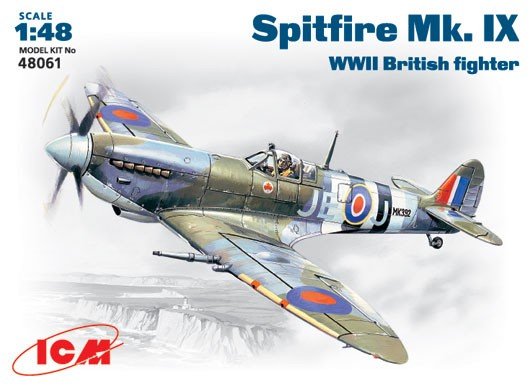ICM 48061 Spitfire Mk.IX Chasseur britannique de la Seconde Guerre mondiale (1/48)