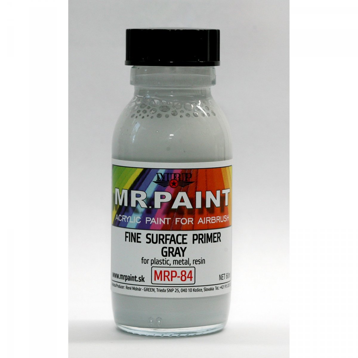 MR. Paint MRP-LPG FINE SURFACE PRIMER-GRAY 50ml