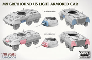 Andy&amp;#39;s Hobby Headquarters AHHQ-008 M8 Greyhound US light Armored Car 1/16 – Bild 3