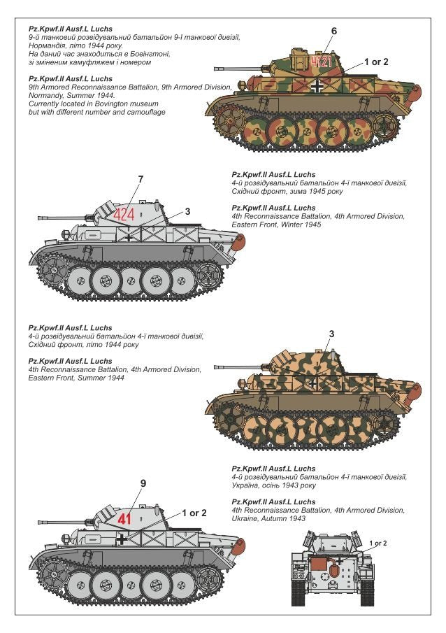 Armory Models 72203 Pz.Kpfw.II Ausf.L Luchs, German WWII Light Recon Tank 1/72 – imagen 3
