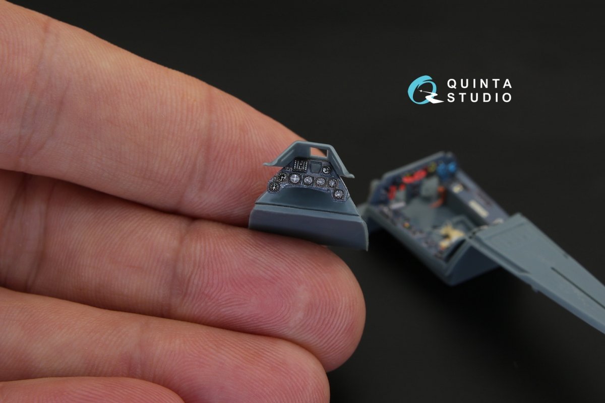 Quinta Studio QD48139 FW 190D-9 3D-Printed &amp;amp; coloured Interior on decal paper (for Eduard kit) 1/48 – imagen 4