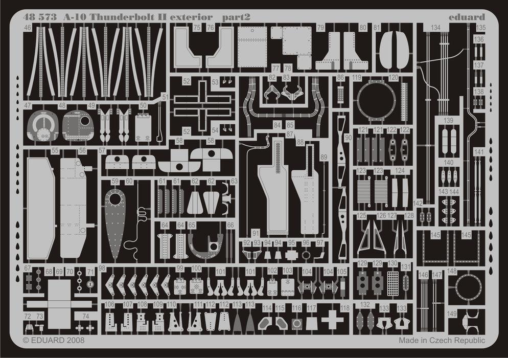 Eduard 48573 A-10 exterior 1/48 (HOBBY BOSS) – imagen 2