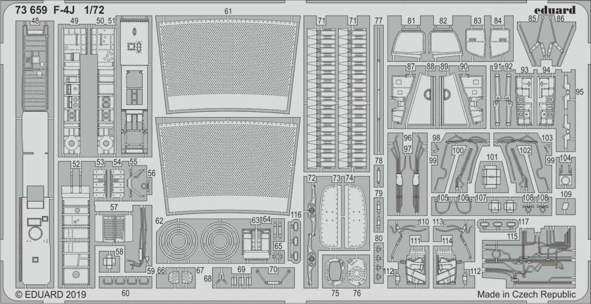 Eduard 73659 F-4J 1/72 ACADEMY – imagen 2
