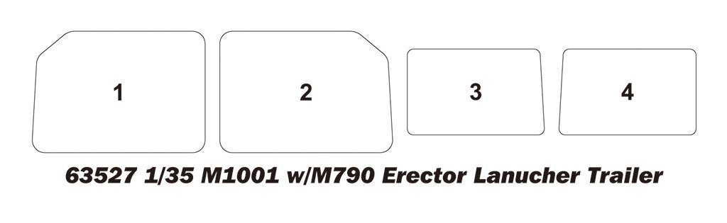 I Love Kit 63527 M1001 W/M790 Erector Lanucher Trailer 1/35 – imagen 4
