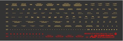 HobbyDecal AL48001V1 F-4J VX-4 Vandy1 Black Bunny October 1972 1/48 – imagen 6