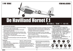 Trumpeter 02893 De Havilland Hornet F.1 1/48 – imagen 2