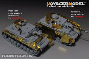 Maquette Voyager PE35993, char allemand Pz.Kpfw.IV Ausf.G (production tardive), base pour Border 35001, échelle 1/35 – image 19