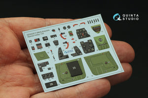 Quinta Studio QD32225 P-39N/Q Airacobra interior 3D-Printed coloured Interior on decal paper (Special Hobby) 1/32 – imagen 3