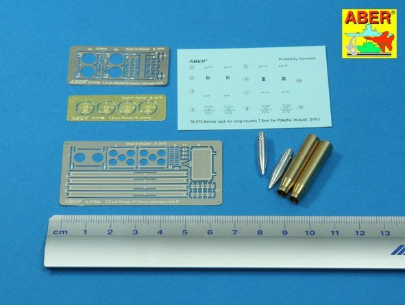 Aber 16075B Pz.Kpfw. IV, Ausf.H Vol.16B - Ammo stowage rack type B for long rounds 1/16 – zdjęcie 2