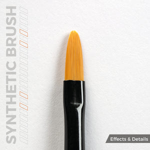 AK Interactive AKB015 AK SYNTHETIC BRUSH – FILBERT 4
