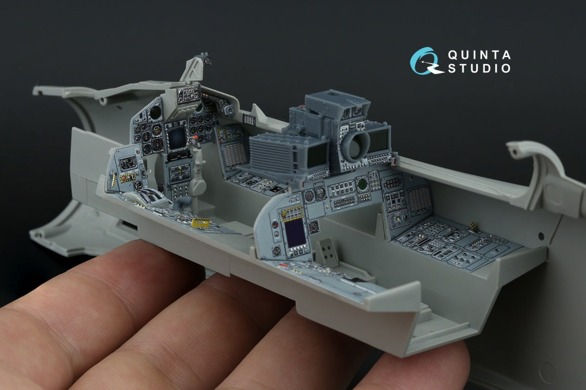 Quinta Studio QDS+32232 Tornado ECR Italian 3D-Printed &amp;amp; coloured Interior on decal paper (Italeri) (Small version) (with 3D-printed resin parts) 1/32 – Bild 12
