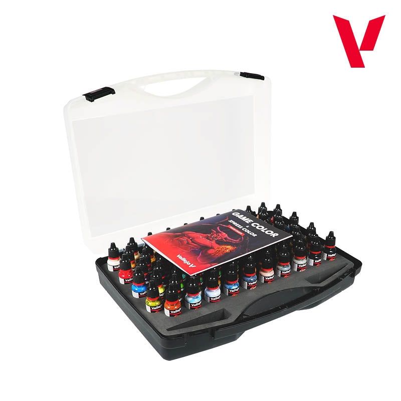 Vallejo 72180 Foundation Case - Game Color Set ( Painting Guide ) 80x18ml