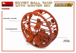 MiniArt 40008 SOVIET BALL TANK w/ WINTER SKI. INTERIOR KIT 1/35 – immagine 20