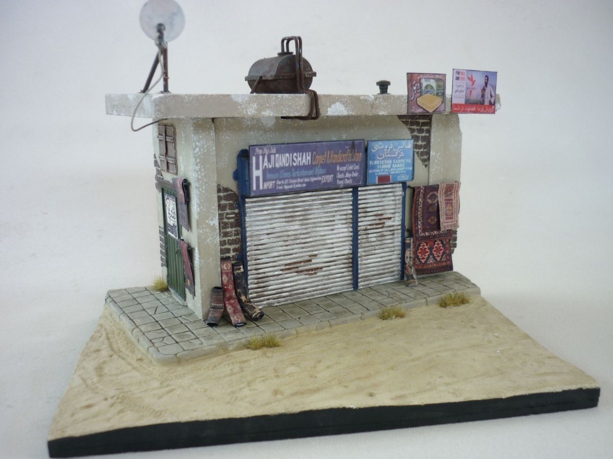 RT-Diorama 35268 Diorama-Base: &amp;quot;The carpet shop&amp;quot; 1/35 – imagen 7