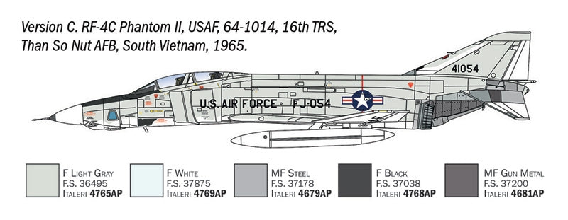 Italeri 1477 RF-4 C/E Phantom II 1/72