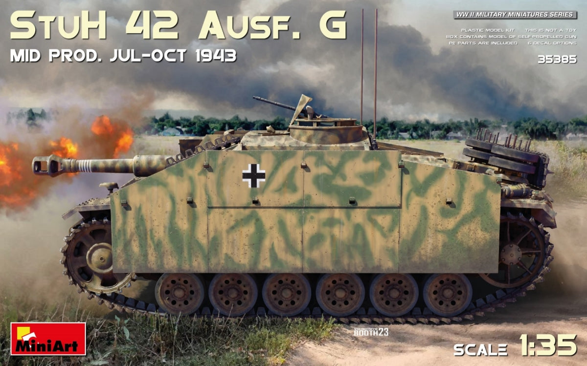 MiniArt 35385 StuH 42 Ausf. G MID PRODUCED BY JUL-OCT 1943 1/35