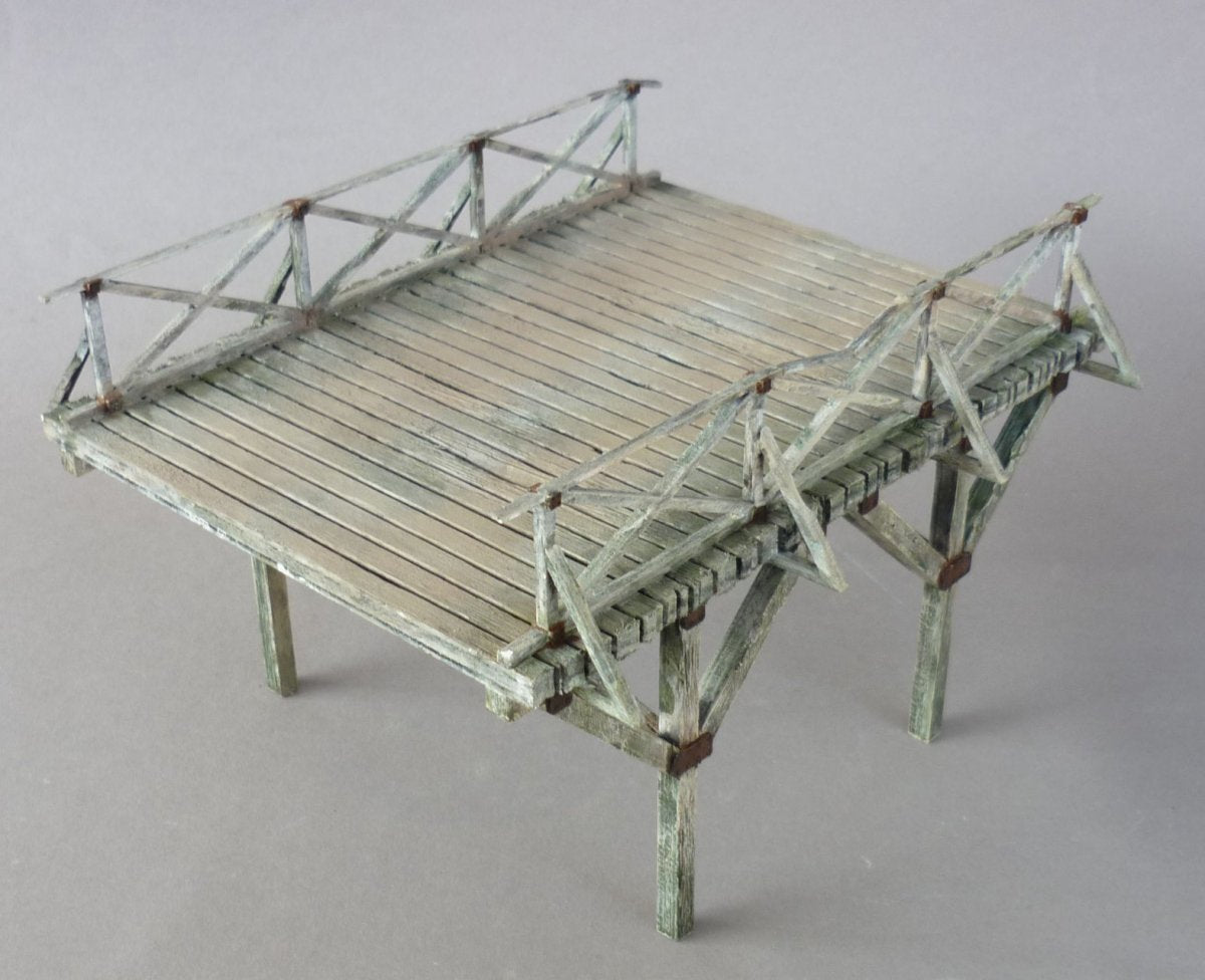 RT-Diorama 35546 Wooden bridge 1/35 – immagine 6