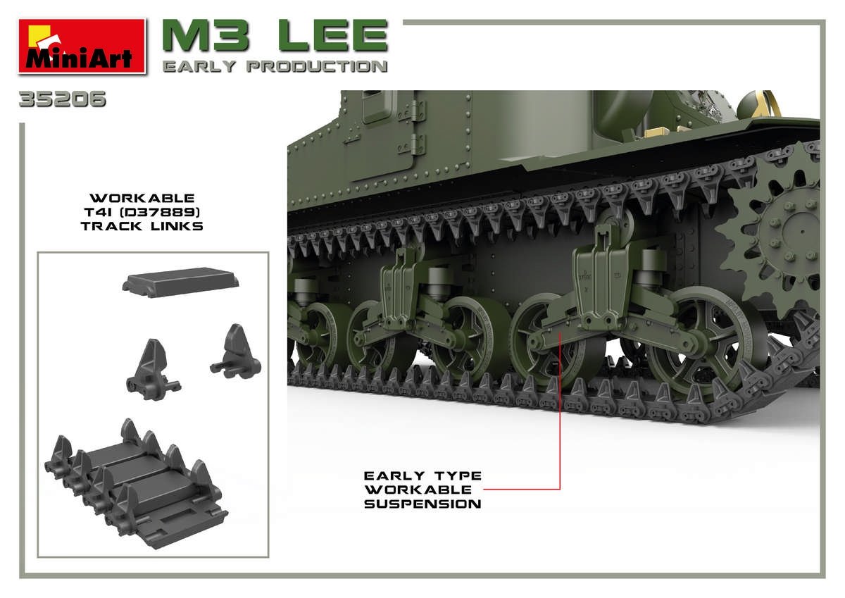 Miniart 35206 M3 Lee première production avec intérieur 1/35 – image 12