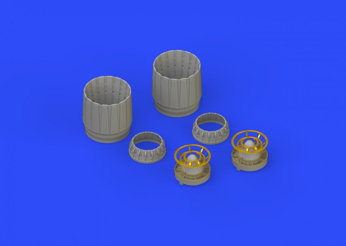Eduard 648314 F-4J exhaust nozzles ZOUKEI MURA 1/48