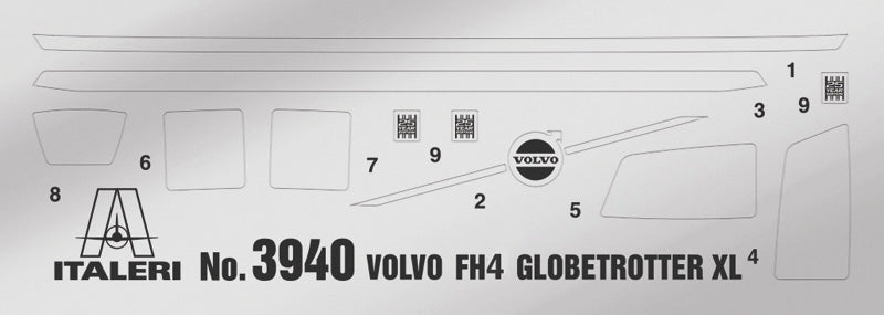 Italeri 3967 Volvo FH Low Roof 1/24 – imagen 4