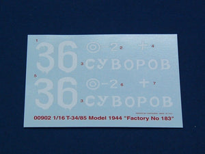 Trumpeter 00902 T-34/85 Model 1944 &amp;quot;Factory No.183&amp;quot; 1/16 – imagen 9