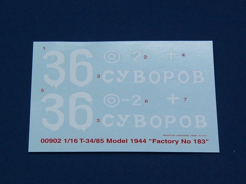 Trumpeter 00902 T-34/85 Model 1944 &amp;quot;Factory No.183&amp;quot; 1/16 – imagen 9