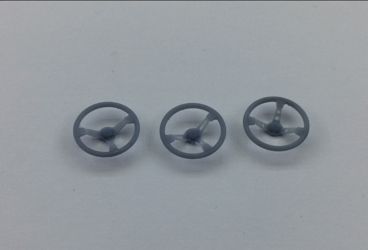 Yamamoto Model Parts YMPTUN22 Zestaw kierownic sportowych 1/24 – immagine 2