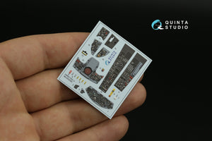 Intérieur coloré imprimé en 3D sur papier décalcomanie (Italeri) pour F-104J (Quinta Studio QDS-32188) (petite version) 1/32 – image 3