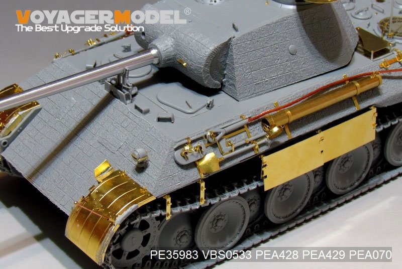 Voyager Model PE35983 WWII German Panther D Tank Late version Basic For TAKOM 2104 1/35 – imagen 15